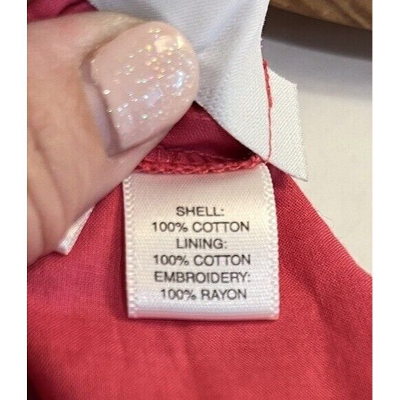 Ann Taylor Women’s Pink Halter Babydoll Dress Embroidered Eyelet 12 Event Guest - Picture 10 of 14